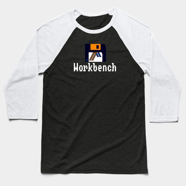 Amiga Workbench 1.3 Baseball T-Shirt by black_star